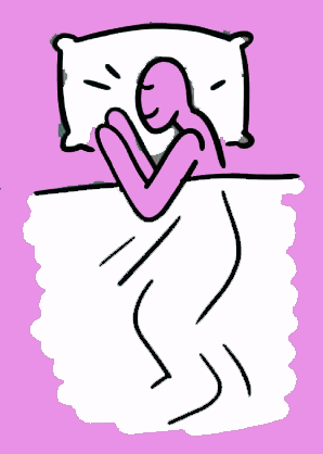 Sleep pose Scorpio
